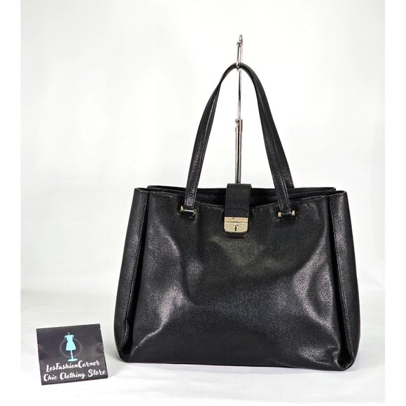kate spade Handbags - Kate Spade New York Women's Black Leather Lovett Street Palma Tote Bag Large 187